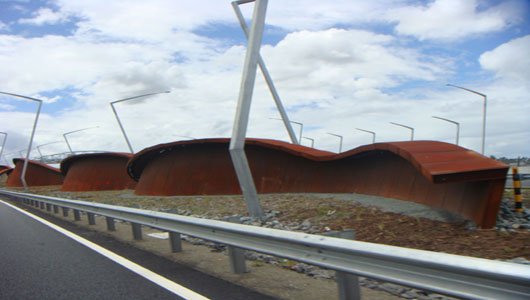 COR-TEN steel architectural cladding